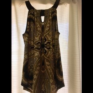 INC sexy sleeveless top